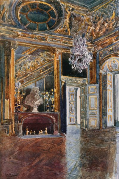 Anteroom known as the Oeil de Boeuf, Versailles by Rene Binet